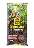 COMPO SANA Semilleros, Con fórmula exclusiva para un óptimo crecimiento de las plantas, 20L